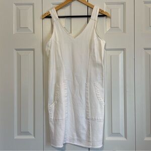 Cato White Denim Dress Size S